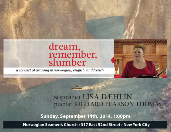 Lisa Daehlin and Richard Pearson Thomas in Concert_Norwegian Seamen's Church, NYC_14Sept2014