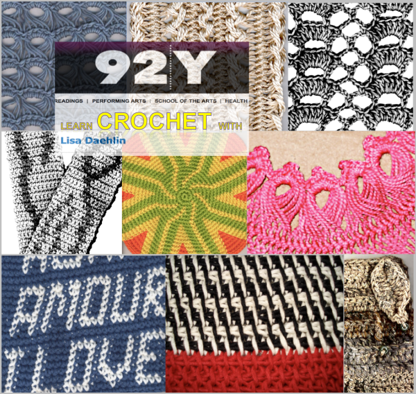 Learn to CROCHET with Lisa Daehlin at 92nd St Y