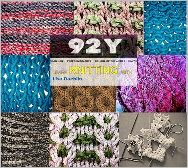Learn to KNIT with Lisa Daehlin at 92nd St Y