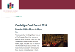December 16th, 2018, Sunday, 4pm – Riverside Church, NYC, USA. Candlelight Carol Festival. Riverside Church Choir